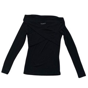 Cotton On Wrap Black Top
